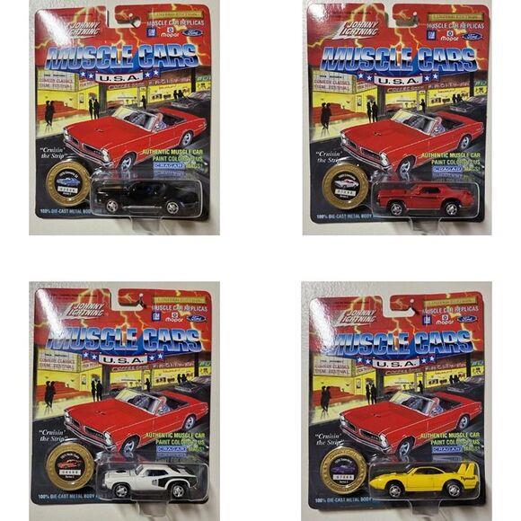 Johnny Lightning Muscle Cars limited Edition Lot of 4 - Picture 1 of 9